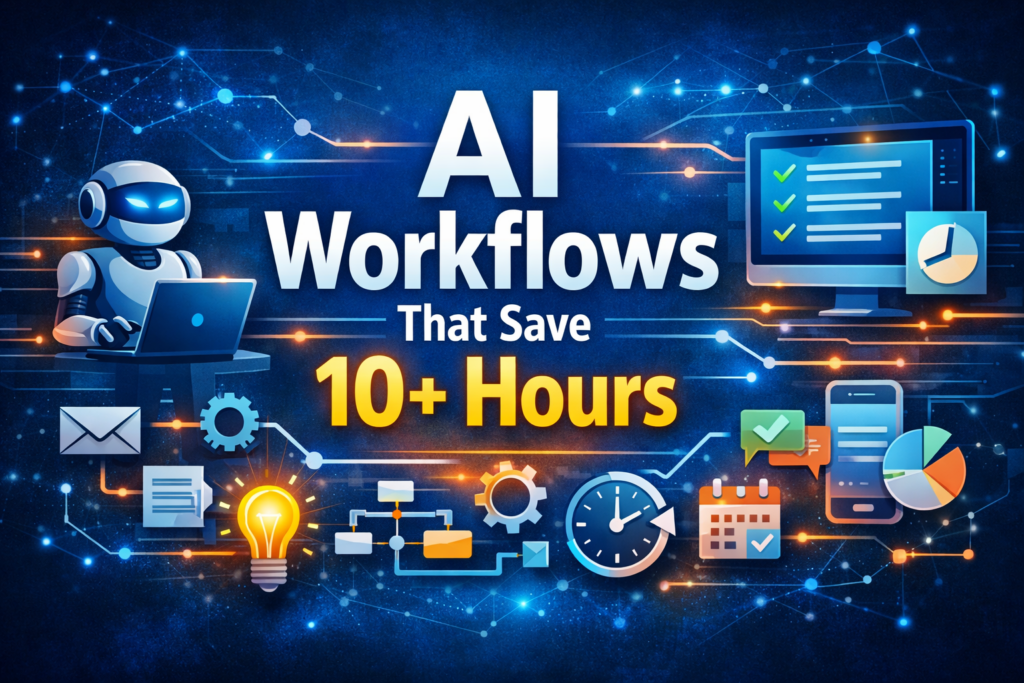 AI workflows that save 10+ hours per week