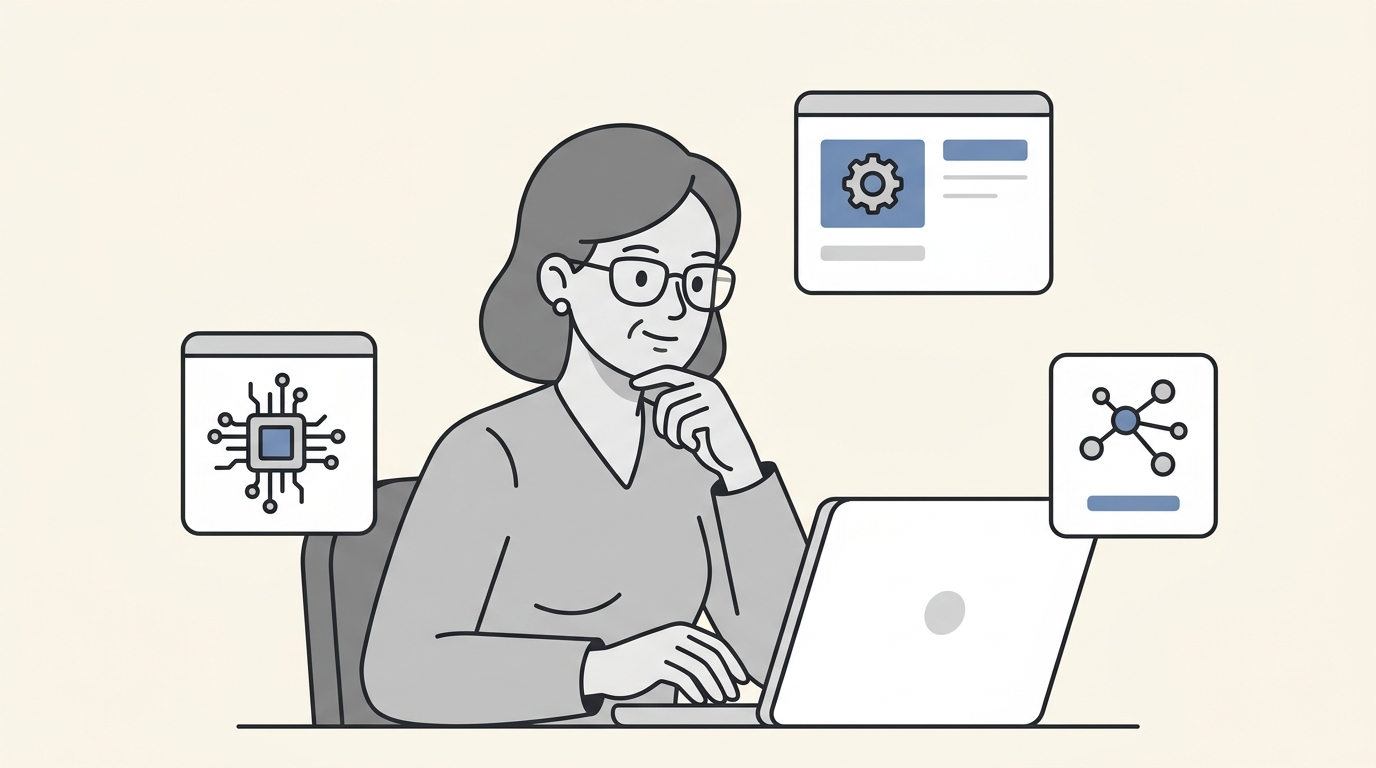 Senior software engineer using AI tools to design and build production systems through an AI-accelerated workflow